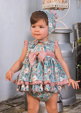 Jesusito con capota bebe niña Familia Flores del Bosque de Babine