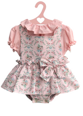 Peto Pichi bebé niña Paris flores de Valentina Bebés