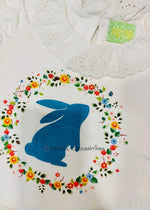 Conjunto bebé niña print conejos turquesa Colección Conejos de Pio Pio