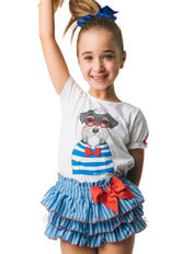 Conjunto niña camiseta y bombacho Colección Santorini de Diverdress