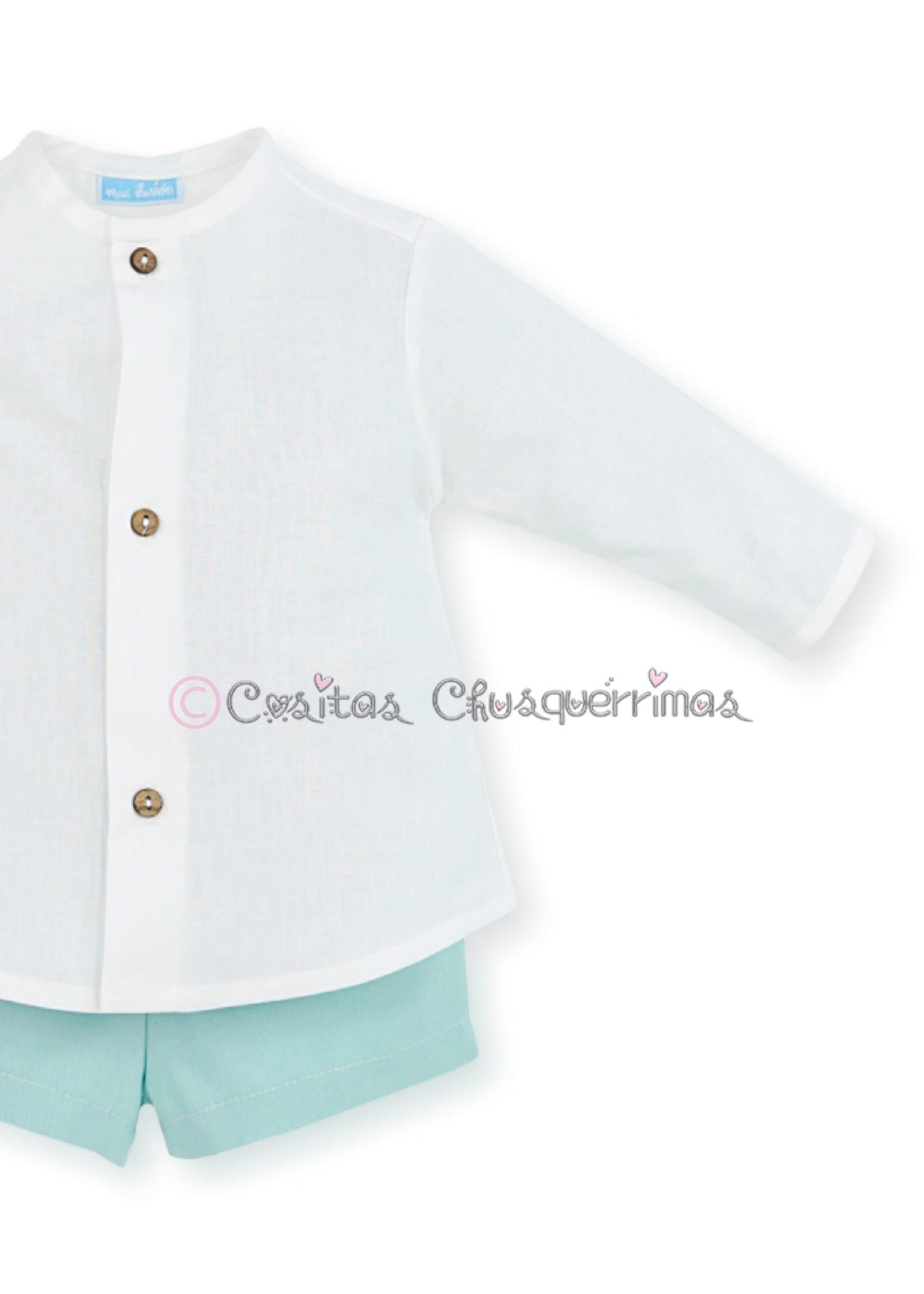 Conjunto niño glaciar o safari camisa y pantalón Voile Vir de Mac Ilusion