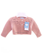 Chaqueta torera bebe niña zig zag orquidea de Mac Ilusion
