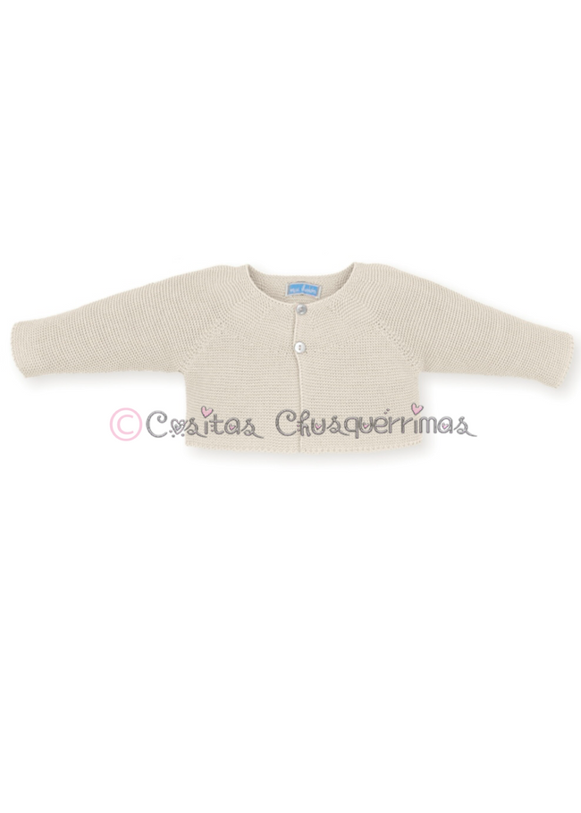 Chaqueta bebé unisex natural Aires de Cerdeña de Mac Ilusion