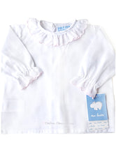 Camisa bebe niña topos rosas blanco de Mac Ilusion