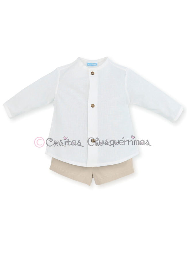 Conjunto niño glaciar o safari camisa y pantalón Voile Vir de Mac Ilusion
