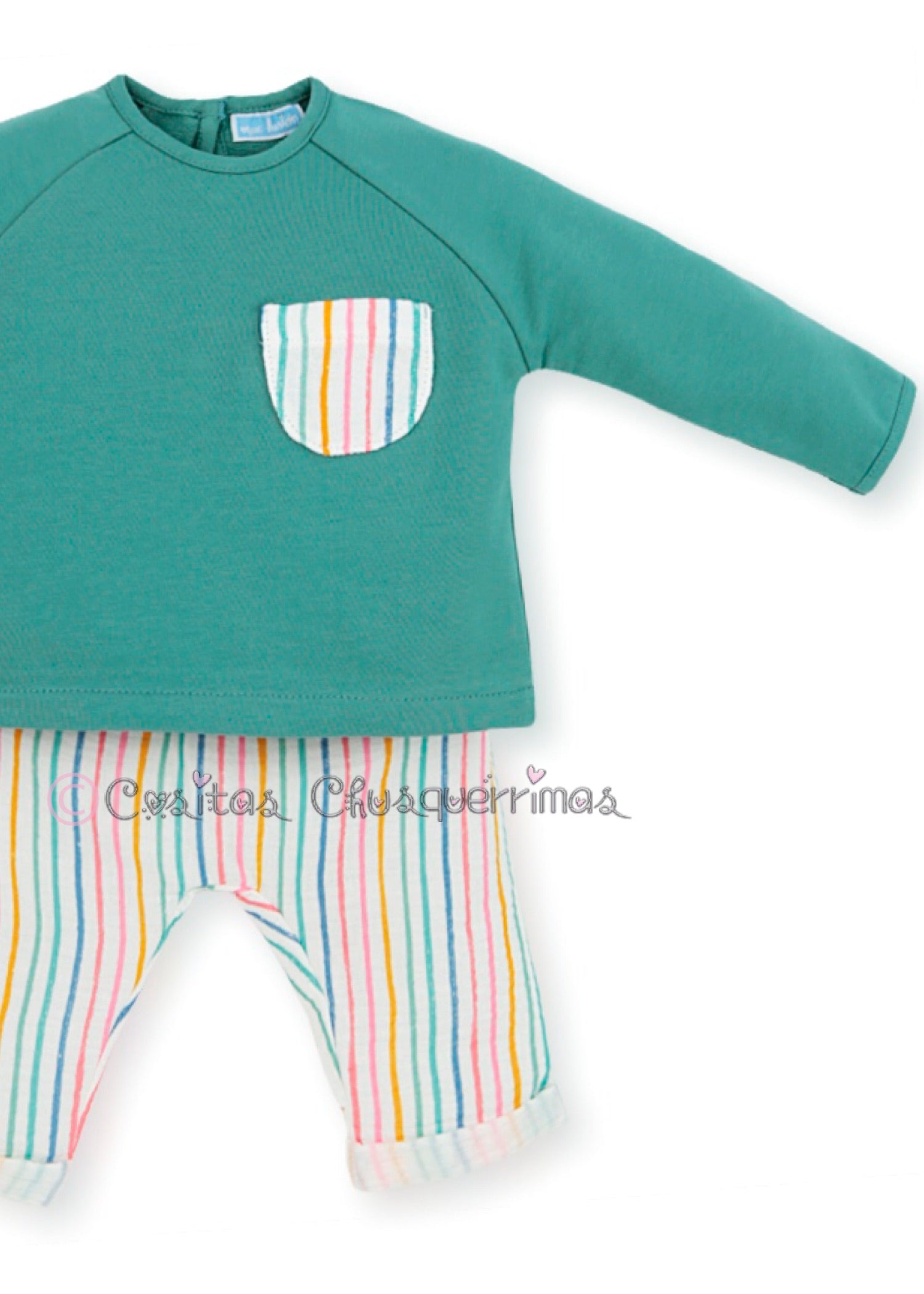 Conjunto niño suéter y pantalón jogging aquatic Muselina Menorca de Mac Ilusion