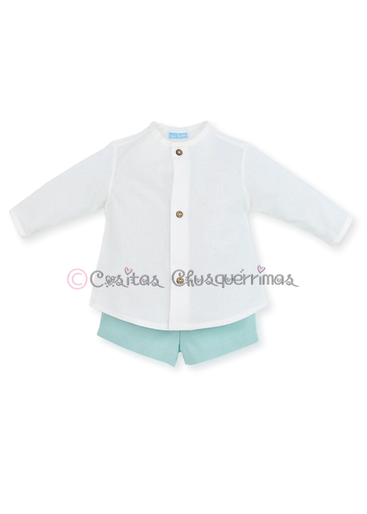 Conjunto niño glaciar o safari camisa y pantalón Voile Vir de Mac Ilusion
