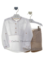 Conjunto niño pantalón y camisa Familia Don Quijote de Marta y Paula