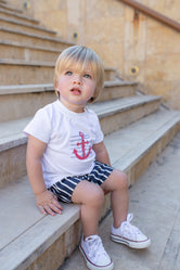 Conjunto bebé niño camisa y pantalón marinero Familia Catania de Nekenia