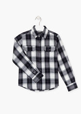 Camisa Junior Negra y Blanco Original de Losan