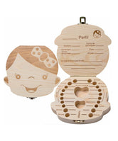 Cajita organizadora de dientes de madera