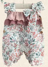 Peto bebé niña Bosque rosa morado de Valentina Bebés