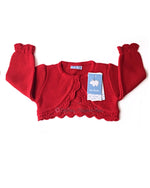 Chaqueta torera niña volantes rojo de Mac Ilusion
