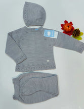 .../...Conjunto bebe Unisex 3 piezas dos colores canesu DREAM WITH THE STARS de Mac Ilusion