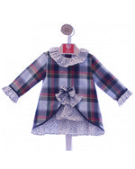 Vestido bebe niña tartan volantes Familia Minnie de Del Sur