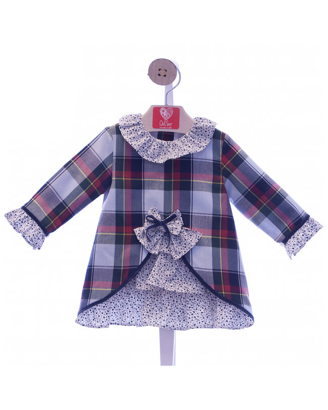 Vestido bebe niña tartan volantes Familia Minnie de Del Sur