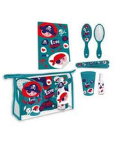 Neceser niño piratas transparente completo