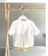 Conjunto bebe niño estrellas amarillo de Valentina Bebes