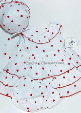 Jesusito bebé niña blanco Familia Fresas Rojas de Blanca Valiente