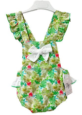 Ranita bebé niña tipo peto Familia Tropical de Blanca Valiente