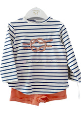 Conjunto bebé  niño , sudadera Nudo con pantalón de Valentina Bebés