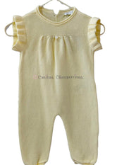 Pelele bebe unisex amarillo de Wedoble