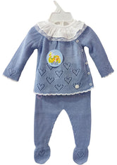 Conjunto bebé unisex azafata Familia " Chaquete" de Visi