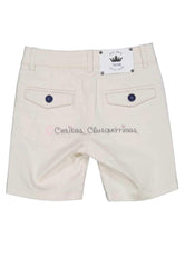 Bermuda niño raso beige de Birba Trybeyond