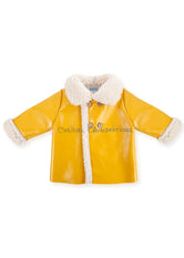 Abrigo tela argos + Mindoro bebé niña orquidea y mostaza Familia "Sweet Erizos" de Mac Ilusión