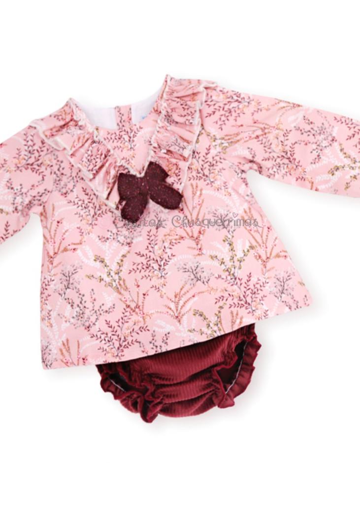 Jesusin y culotte bebé niña pétalo Familia Autumn Romance de Mac Ilusión