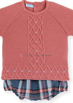 Conjunto bebé niño 2 piezas jersey+coulotte Familia London Style de Mac Ilusión