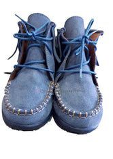 Zapatos tipo mohicanas unisex denim de Chuches