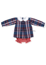 Jesusin y culotte punto bebé unisex marsala Familia London Style de Mac Ilusión