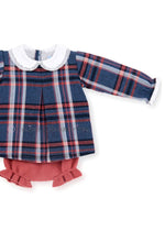 Jesusin y culotte punto bebé unisex marsala Familia London Style de Mac Ilusión