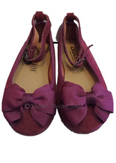 Francesitas/Merceditas niña velvet con lazada de Chuches