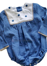 Bombacho unisex azul azafata Familia Aretha de Marta y Paula