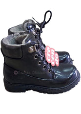 Bota niña negra en charol de Crecendo