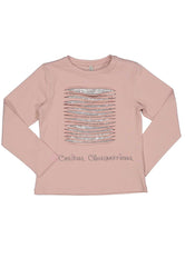 Camiseta niña rosa empolvado de Birba Trybeyond