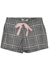 Short niña a cuadros gris brillante Birba Trybeyond