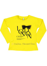 Camiseta niña manga larga amarilla London de Birba Trybeyond
