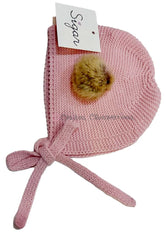 Gorro bebé niña rosa de Sigar