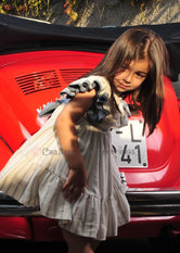 Vestido niña rayas Familia Martina de Boetie