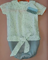 Pelele bebe unisex estrellas gris de Mac Ilusion