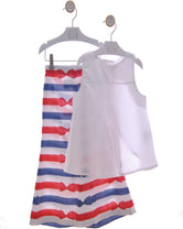 Traje pantalón pirata niña rojo Familia Cometa de Marta y Paula