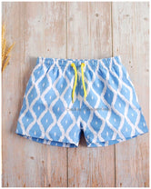 Bermuda baño niño rombos azul de Dadati