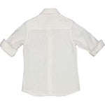 Camisa niño blanca lino de Birba Trybeyond