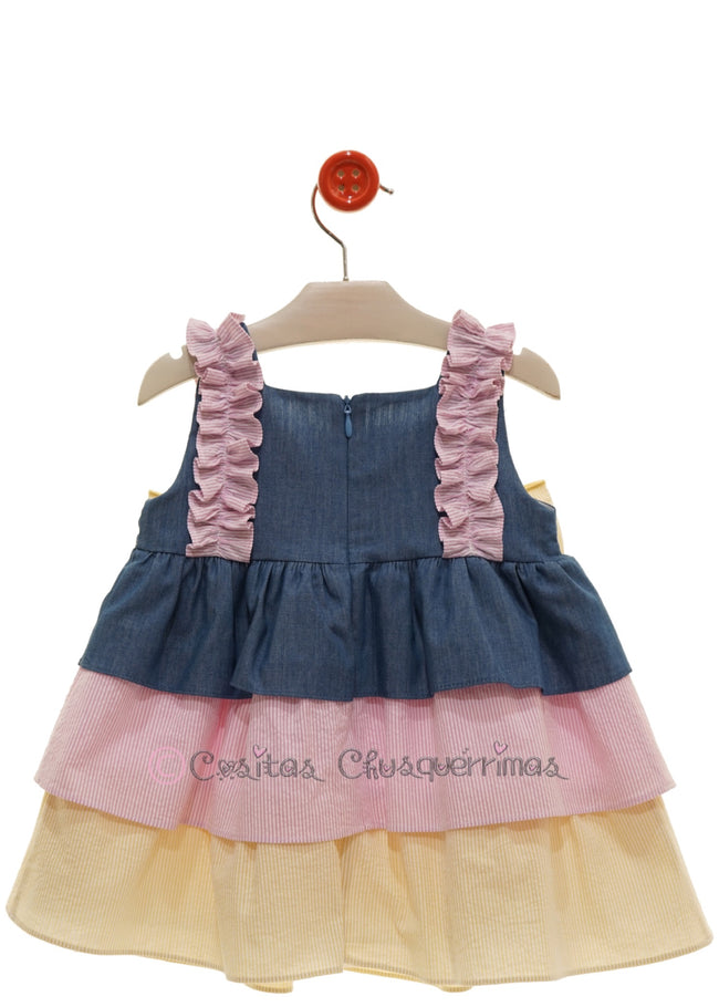 Vestido infantil niña denim Familia Alexander de Del Sur