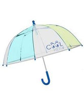 Paraguas infantil transparente cool kids azul y verde