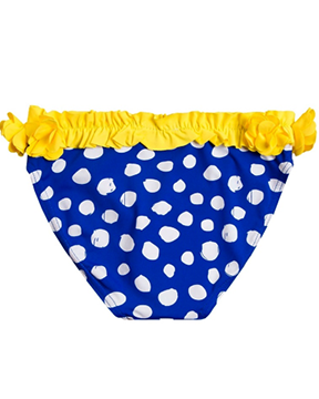 Culetin nina topos y volantes azul de Dadati