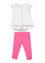 Conjunto camiseta y Leggin bebé niña rosa de Birba Trybeyond